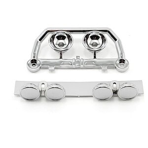 Traxxas Lightbar front bumper (chrome) (1)/ roof (chrome) (1) TRA5634