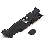 Traxxas Skidplate transmission nylon (black)/ cover TRA5637X