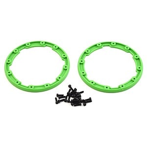 Traxxas Sidewall protector beadlock-style (green) (2)/ 2.5x8mm CS (24) TRA5664