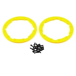 Traxxas Sidewall protector beadlock-style (yellow) (2)/ 2.5x8mm CS (24) TRA5665