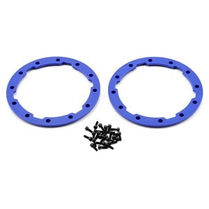 Traxxas Sidewall protector beadlock-style (blue) (2)/ 2.5x8mm CS (24) TRA5666