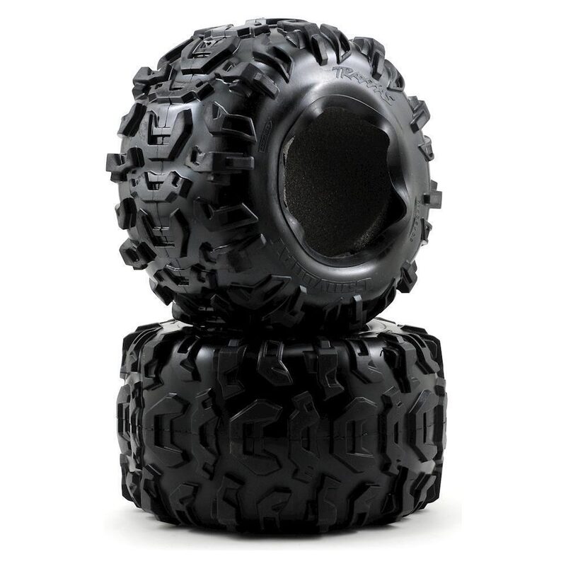 Traxxas Tires Canyon AT 3.8 (2)/ foam inserts (2)