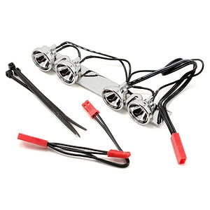 Traxxas LED Lightbar (Chrome Fits Summit Roll Cage) TRA5684