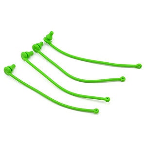 Traxxas Body clip retainer green (4) TRA5753