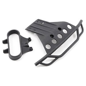 Traxxas Bumper front/ bumper mount front (black) TRA5835