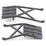Traxxas Skidplates front and rear (black) TRA5837