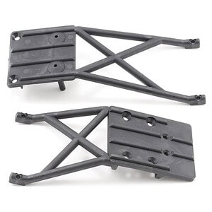Traxxas Skidplates front and rear (black) TRA5837