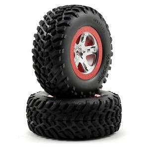 Traxxas Tires and wheels assembled glued (SCT)