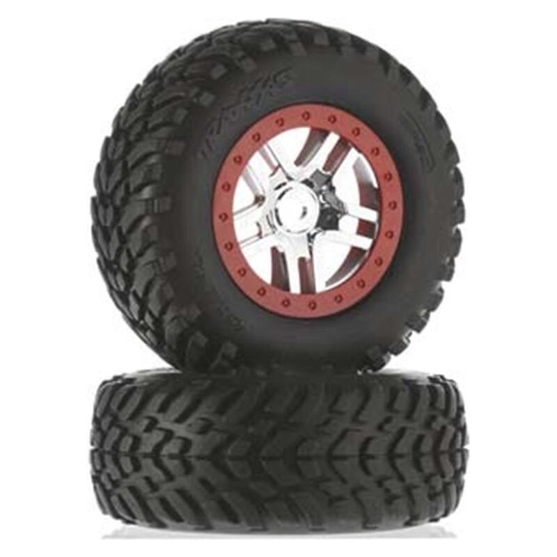 Traxxas Tires & Wheels Glued SCT SS Green Off-Road Racing (4WD F/R TSM) TRA5977 - tra5977-jpg Traxxas Tires & Wheels Glued SCT SS Green Off-Road Racing (4WD F/R TSM) TRA5977