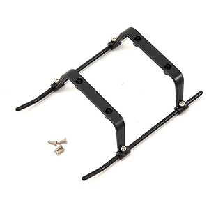 Traxxas Landing skid set (black-anodized)/ screws (4) (assembled) TRA6356