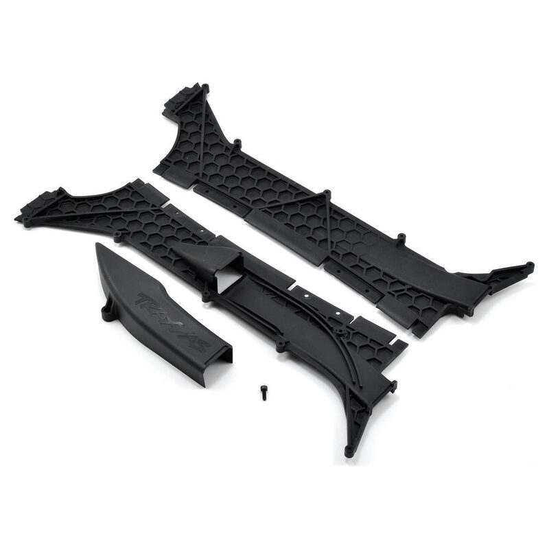Traxxas Tunnels left and right/ vent cover/ 3x8mm CS (1) TRA6420