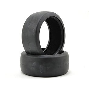Traxxas Tires slicks (S1 compound) (front) (2)/ foam inserts (2)