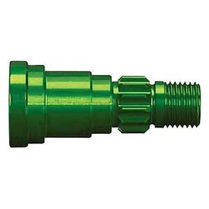 Traxxas Stub axle aluminum (green-anodized) (1) (for use only with #7750 driveshaft) TRA7753G