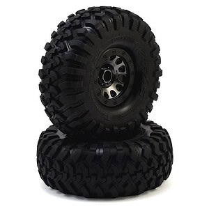 Traxxas TRX-4 Pre-Mounted Canyon Trail 2.2 Crawler Tires w/Method 105 Wheels (Black Chrome) (2)