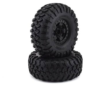 Traxxas Tires and wheels assembled glued (TRX-4 Sport 2.2 wheels Canyon Trail 5.3x2.2 tires) (2)