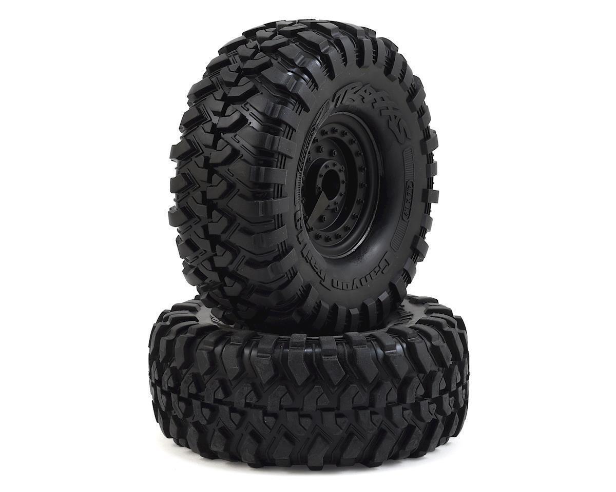 Traxxas Tires and wheels assembled glued (Tactical 1.9 wheels Canyon Trail 4.6x1.9 tires) (2)