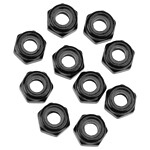 Axial AXA1052 Thin Nylon Locking Hex Nut M3 Black (10) AXIC1052