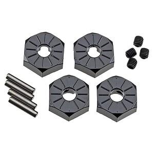 Axial AX30427 Aluminum Hub Narrow 12mm Black (4) AXIC3042