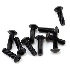 Axial AX31373 Hex Socket Button Head Black M2.6x8mm (10) AXIC3373