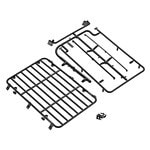 Durable black truck roof rack and basket for RC cars, easy installation, high-quality accessories, RC Car World.