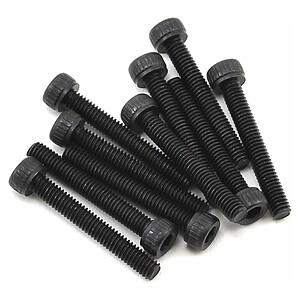 Axial AX31399 M2.6x18mm Cap Head Screw Black (10) AXIC3400