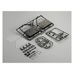 Movable Door & Lifter Window Fit for 1/10 Toyota Land Cruiser 70 Hard Body