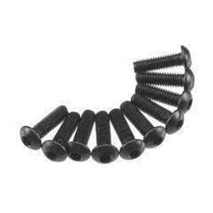 Axial AXA114 Hex Sckt ButtonHead M3x8mm Black Oxide (10) AXIC0114