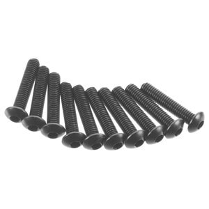 Axial AXA117 Hex Socket Button Head M3x15mm Black (10) AXIC0117