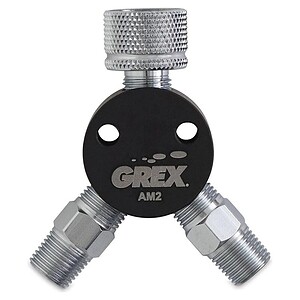 GREX-AM2 Mini Manifold - 1/8 BSP Dual Output