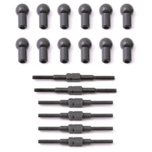 Team Associated ASC21052 Steel Turnbuckle Set RC1