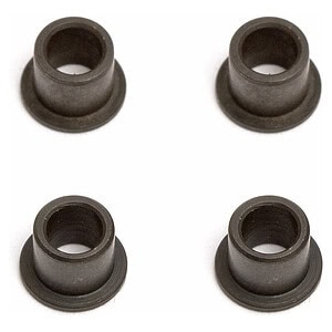 Black rubber RC car bumper guards for off-road RC vehicles, durable and easy to install.