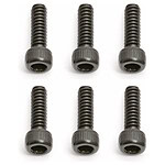 High-quality black screws for RC car assembly and repairs.