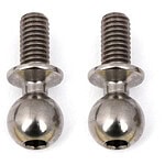 Team Associated 6mm Factory Team Heavy Duty Titanium Ball Stud Set (2)