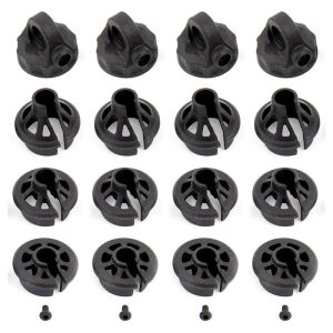 Team Associated B6.1/B6.1D Shock Caps & Spring Cups