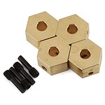 Axial Hex Hubs Brass (7g) (4): UTB18 AXI312005