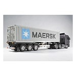 1/14 Tamiya 40ft 3-Axle Maersk Container Semi-Trailer for 1/14 Tractor Truck TAM56326