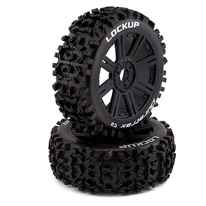 Duratrax 1:8 Buggy Lockup Tire Pre-Mounted - 17mm Hex (2)