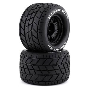 Duratrax Bandito MT Belted 3.8 Pre-Mounted Front/Rear Tires