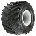 Durable rubber tire designed for remote control off-road vehicles, providing excellent grip and performance.