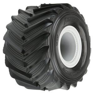Durable rubber tire designed for remote control off-road vehicles, providing excellent grip and performance.