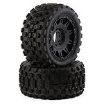 Pro-Line 1:6 Badlands MX57 Tire on Raid 8x48 Wheels - Black