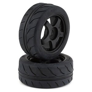 High-performance RC car tires with durable rubber for off-road racing. Perfect for hobbyist and competitive remote control car enthusiasts.
