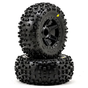 Pro-Line Badlands 2.8 Tires w/Desperado Nitro Rear Wheels - Black