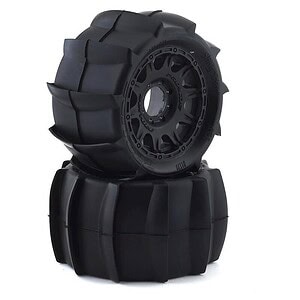 Pro-Line Sling Shot 3.8 Pre-Mounted on Raid 8x32 17mm MT Wheels - Front/Rear