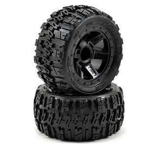 Pro-Line 1:16 Trencher 2.2 M2 Tire Pre-Mounted on Desperado Wheel (Fits E-Revo)