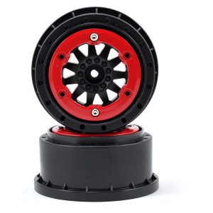 Pro-Line F11 2.2/3.0 Red/Black Bead-Loc Wheel (Fits SLH4x4 Blitz)