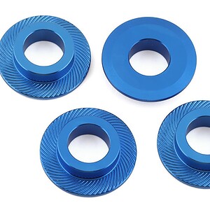 Pro-Line 1/5 Billet Adapter Washer Aluminum F/R (4) Blue PRO6379-00