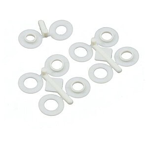 RPM  Snap Tite Body Savers for Traxxas Slash/Nitro Slash Dyeable White RPM80341