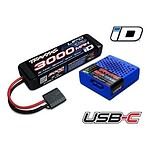 Traxxas 2S Battery/charger 2s/USB-C completer pack