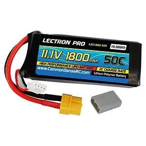 Lectron Pro 3S Lipo 11.1V 1800mAh 50C XT60